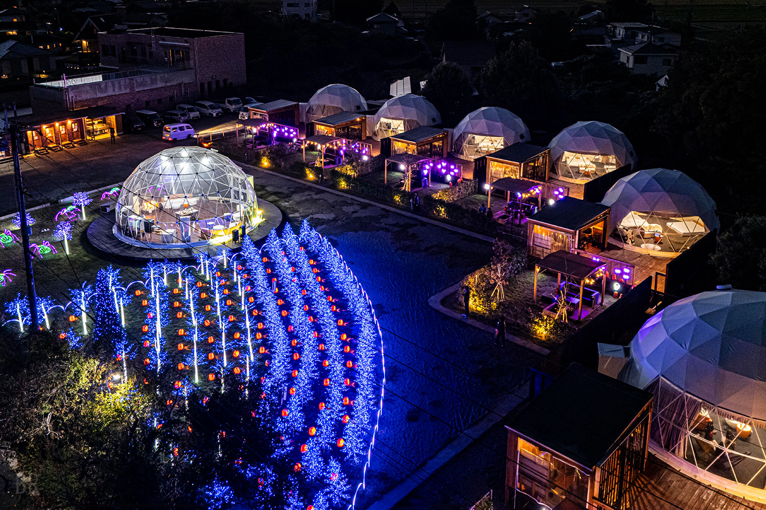 グランドーム滋賀高島 夜景