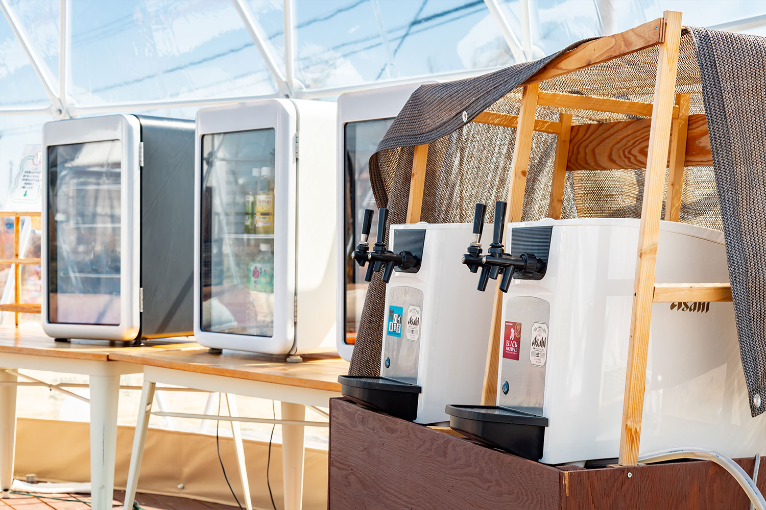 グランドーム滋賀高島 クリアドームフリーBAR