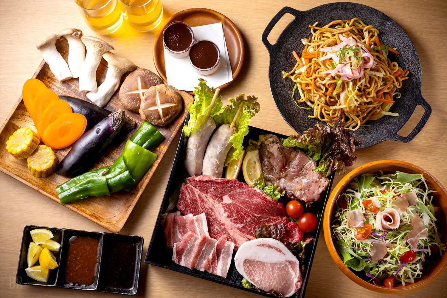 滋賀高島の食材を使用したハイクオリティのグランピングBBQ