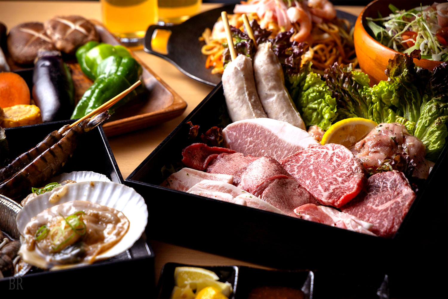 滋賀高島の食材を使用したハイクオリティのグランピングBBQ